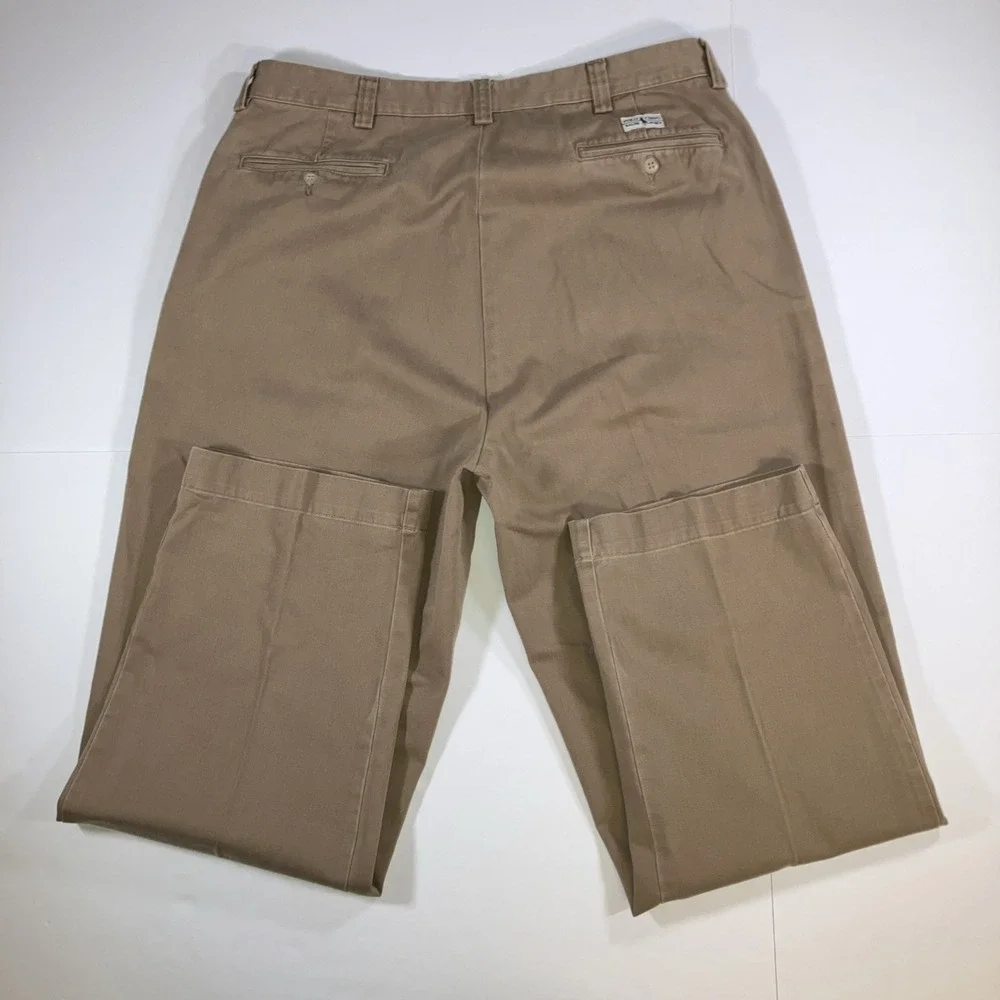 Polo Ralph Lauren Philip Pant Mens 36x30 Khaki Chino Straight Cotton Twill